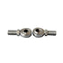 MOYEE 3piece Thread(0.75inch Structure Male Rose Joint Rod End Bearings Car Parts Jam Nuts Left and Right LH)