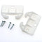 FDXGYH 10 Pcs Plastic Drawer Guides, Drawer Track Guides for Dressers and Drawer Systems, White