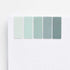 Set of 5 Monolike Magnetic Bookmarks in Emerald