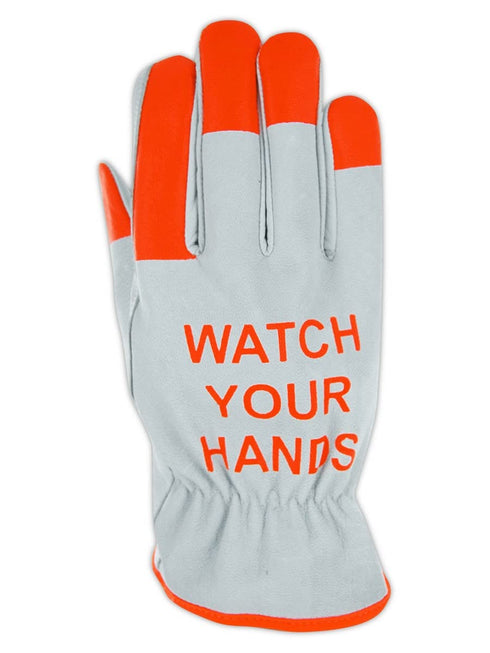 MAGID Cut Resistant Hi-Viz Leather Driver Gloves, Cut Level A5 Work Gloves for Metal Handling, Size 3XL