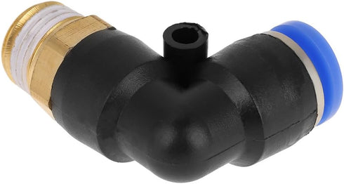 10pcs Pneumatic Elbow Quick Connector - Air Fittings Adapter Push to Connect Tube Fitting 8mm Diameter