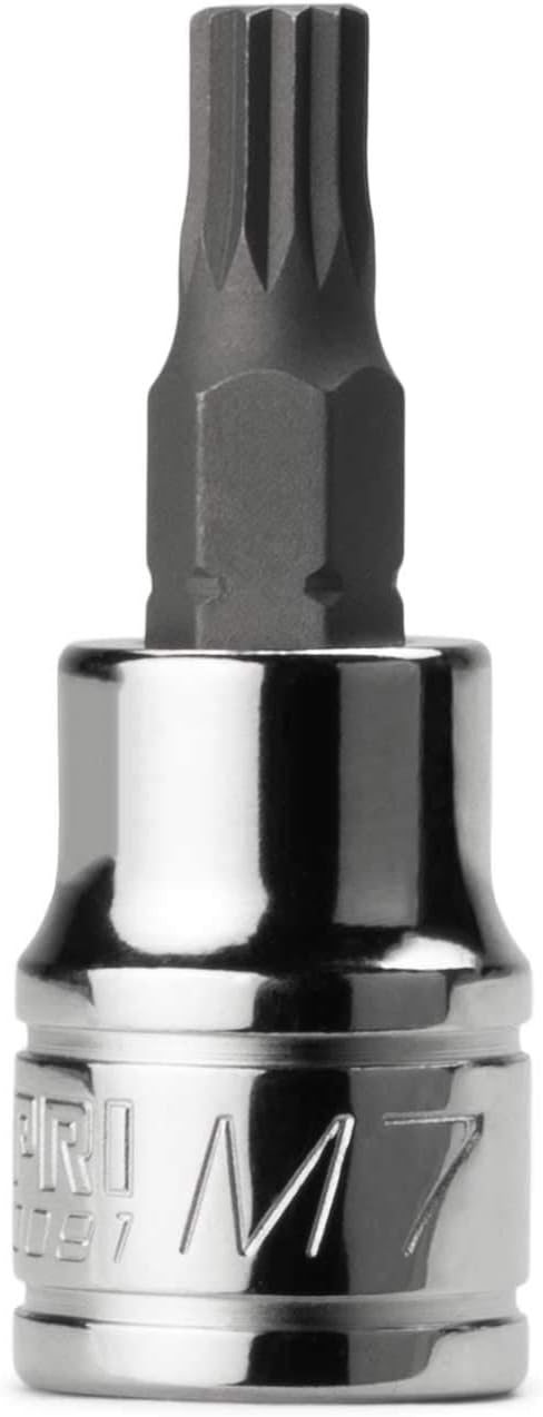 Capri Tools XZN Triple Square Spline Socket Bit, Metric (7mm (M7))
