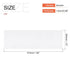 MECCANIXITY 4 Pcs ABS Plastic Sheet 36 Inch x 12 Inch x 0.06 Inch White Styrene Sheets for DIY Crafts Model Building