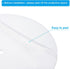 2 Pack 11.5" 3/8" 12-14" PATIKIL Lampshade Diffuser, Diameter with Center Hole Round Diffuser for Drum Lampshades