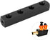 SUS304 Air Hose Manifold Block, 4 Way 1/4 Inch BSPP Thread Pneumatic Air Hose Inline Manifold Block Splitter (4 Way) by Yuecoom