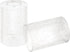 Clear Seeded Glass Cylinder Lamp Shade 2 Pack, Lighting Fixture Replacement Globe