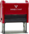 Emailed by Date Self Inking Rubber Stamp - Medium, Red Ink