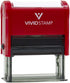 Emailed by Date Self Inking Rubber Stamp - Medium, Red Ink