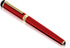 Dryden Designs Fountain Pen Gift Pouch with Medium Nib - Includes 24 Ink Cartridges - MCM (Red)