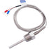 Twidec 2M NPT 1/2" (6X50MM) Pipe Thread Temperature Sensor Probe Two Wire Temperature Controller 0~600? 304 Stainless