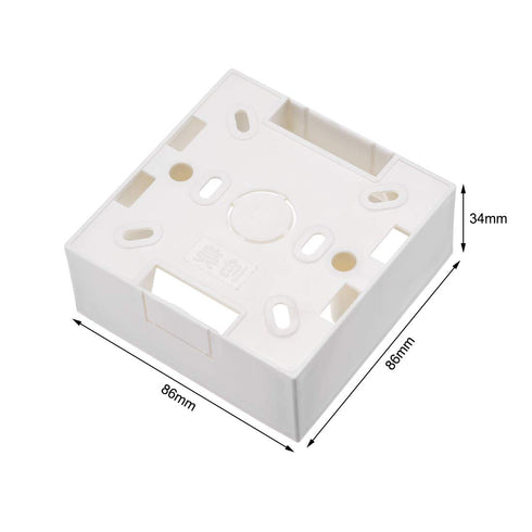 uxcell 5pcs Wall Switch Box Electrical Outlet Mounting Cassette Single Gang