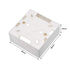 uxcell 5pcs Wall Switch Box Electrical Outlet Mounting Cassette Single Gang