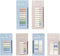Tvoip 760 Pieces Tabs, 3 Size Sticky Index Tabs Pet Flags Page Markers for Office Supplies Stationery
