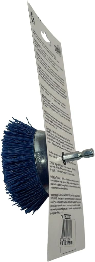 Dico Nyalox Cup Brush 21/2-Inch Blue 240 Grit, 541-786-21/2