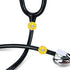 2 Pack Sunflower Bling Stethoscope Charms, Unique ID Name Tag for Doctor Nurse Gift