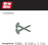 Grip-Rite 114EGRFG5 1-1/4-Inch Electro-Galvanized Roofing Nail, 5 Pounds