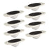 KICHOUSE 8pcs Self-Adhesive Casters for Storage Boxes and Trash Cans Swivel Wheels