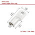 8Pcs 2/0 AWG Heavy Duty Tinned Copper Wire Lugs with 16Pcs Heat Shrink Tubing, Battery Cable Ends, Copper Ring Terminals