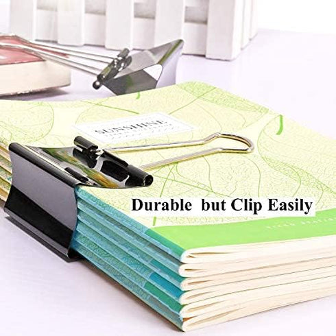 Extra Large Binder Clips, 2.4 Inch Length for Office (12 Pcs)