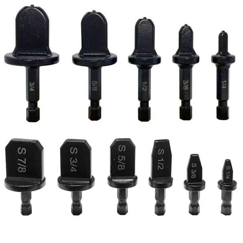 11pcs HVAC Repairing Set, Air Conditioner Copper Tube Expander Swaging Tool with 1/4'', 3/8'', 1/2'', 5/8'', 3/4'',