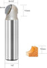 1/2-inch 1/2-inch 2-Flute, 4Pcs (1/2 1/2) Shank, Cutting Dia, Carbide Tipped Groove Round Nose Core Box Router Bit x