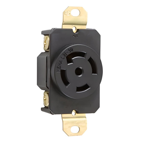 OCS Parts NEMA L21-30 Receptacle, 120/208V - 30A - 4 Pole 5 Wire, cUL Listed