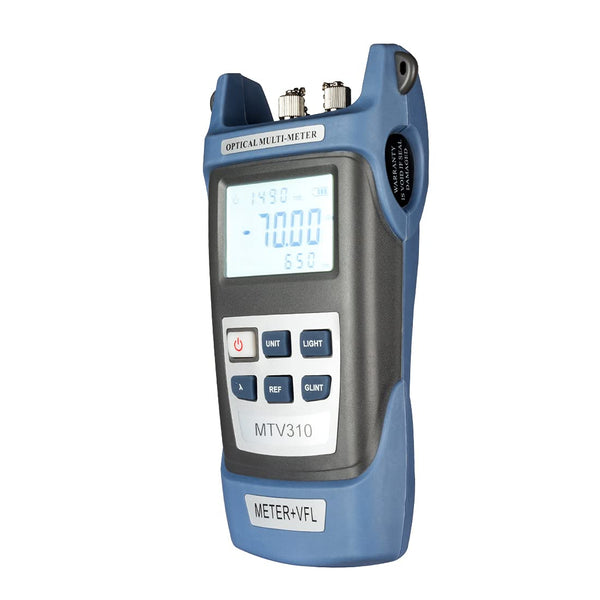 uxcell Fiber Optical Power Meter with Light Source - SC FC Connector Optic Test Equipment for CCTV Communication