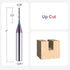 1/16 Inch 1/4 Inch SpeTool Up Cut Spial Router Bit Shank with Extra Long Life Coating CNC Router Bit Plunge Woodworking