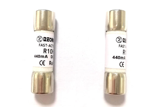 2 Piece DMM-B-44/100-R 440mA (0.44A) 1000V Fluke Digital Multimeter Replacement Fuse, 10.31mm x 34.93mm