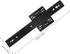 12-inch 35mm 2-Section Alipis Wide Hidden Cabinet Drawer Slides Ball Bearing Furniture Guide Rails for Tv Stands