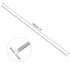 uxcell 10pcs Round Steel Metal Rods, 1mm x 150mm High Speed Steel (HSS) Lathe Bar Stock Tool for DIY Craft, Boring