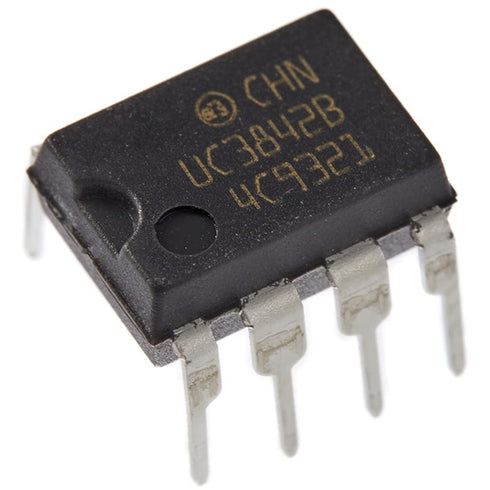 10pcs UC3842B UC3842 High Performance PWM Current Mode Controller 1 A, 8-Pin PDIP