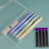Cute Mechanical Pencil Set, 4 Pencils with 0.7 mm Leads, 4 Cases, 2 Erasers for Students