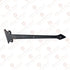 13.90" Dummy (2 Pack, Adonai Hardware "Agee Heavy Duty Antique Cast Iron Strap False or Faux or Hinge Front Matte
