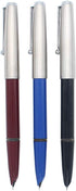 Jinhao 51A Fountain Pen Set, Set of 3 Stainless Steel with EF Nib, School Office Supplies, Diversity Colors (Blue, Red,