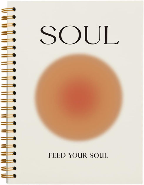 Aura Soul Inspirational Notebooks, Positive Spiritual Journal Notebooks for Women Teen Girls, Hardcover Spiral