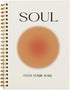 Aura Soul Inspirational Notebooks, Positive Spiritual Journal Notebooks for Women Teen Girls, Hardcover Spiral