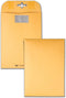 Quality Park Clearclasp Kraft Envelope, 6 x 9, Brown Kraft, Cheese Blade Flap, 100/Box