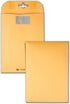 Quality Park Clearclasp Kraft Envelope, 6 x 9, Brown Kraft, Cheese Blade Flap, 100/Box