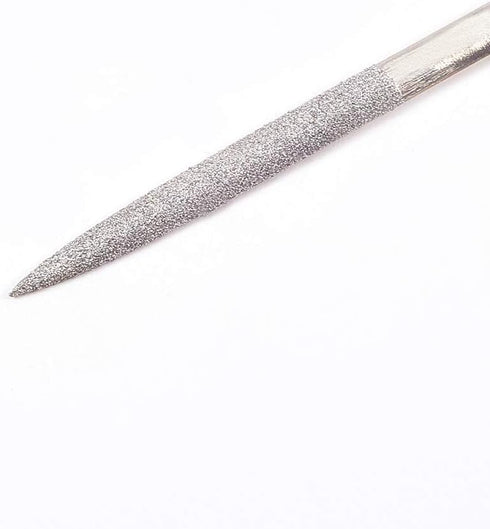 Utoolmart Mini Diamond Needle File Set, 3mm x 140mm Half Round Files, 150 Grits for Metal Glass Stone
