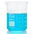 Globe Scientific 600mL Low Form Griffin Style Beaker, 3.3 Borosilicate Glass, 6/Box