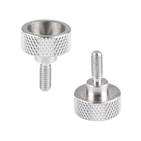 CAMVATE M4 Thumb Screw - Button Head Cap Screw Brass Nickel (2 Pieces) - 1988