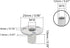 Yinpecly 10Pcs M10 Brad Hole T-Nut, Zinc Plated Carbon Steel 3-Hole T-Nuts for Furniture Hardware