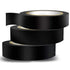 Wapodeai 3PCS Flame Retardant Electrical Tape, Premium Black Waterproof, High Temperature Resistance, 0.62 in X 49 ft