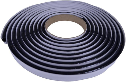 Butyl Tape Foam Core Roll, 8mm x 16' for Auto Glass