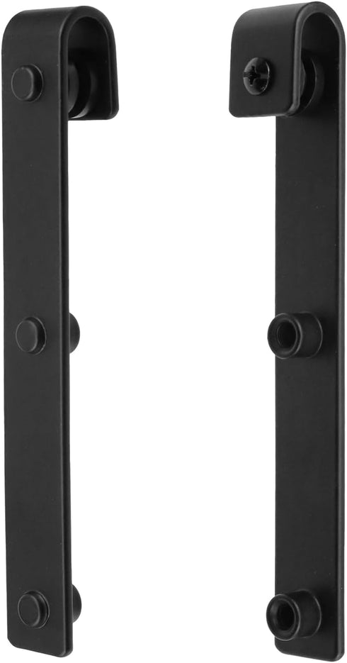 4 Packs Heavy Duty Mini Cabinet Sliding Barn Door Hardware Kit for TV Stand, Cupboards, Storage Cabinets, Wardrobes, J