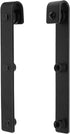 4 Packs Heavy Duty Mini Cabinet Sliding Barn Door Hardware Kit for TV Stand, Cupboards, Storage Cabinets, Wardrobes, J