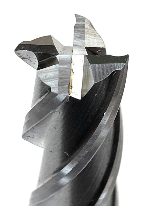 HHIP 5802-0562 4 Flute High Speed Steel Single End Center Cut End Mill, 9/16" x 1/2"
