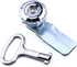 Gas Meter Cam Lock & Key, Zink Alloy Electric Meter Door Cabinet Box Latch Locker Kit for Hardware Tool
