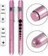 Aokin Medical Pen Light for Nurse Doctor, Reusable LED Flashlight with Pupil Gauge and Ruler, White Light